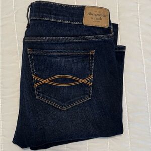 Abercrombie & Fitch Dark Bootcut Jeans. NEVER WORN.